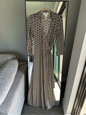 jb by julie brown wrap dress Open-Back Long Satin Prom Dress with Knot